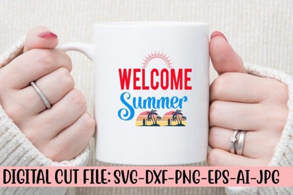 Download Welcome Summer Free SVG Cut File - Premium Bundle