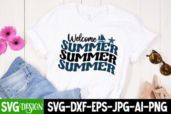 Download Welcome Summer SVG Cut File - Premium Resources